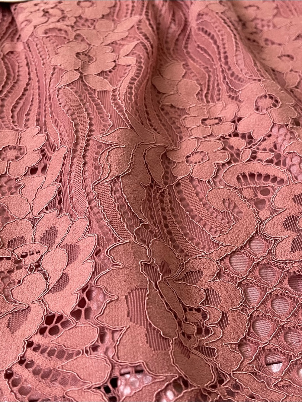 NWT Lady Black Tie Aurelia Mauve Lace Fit & Flare Dress Size Small - Picture 7 of 10